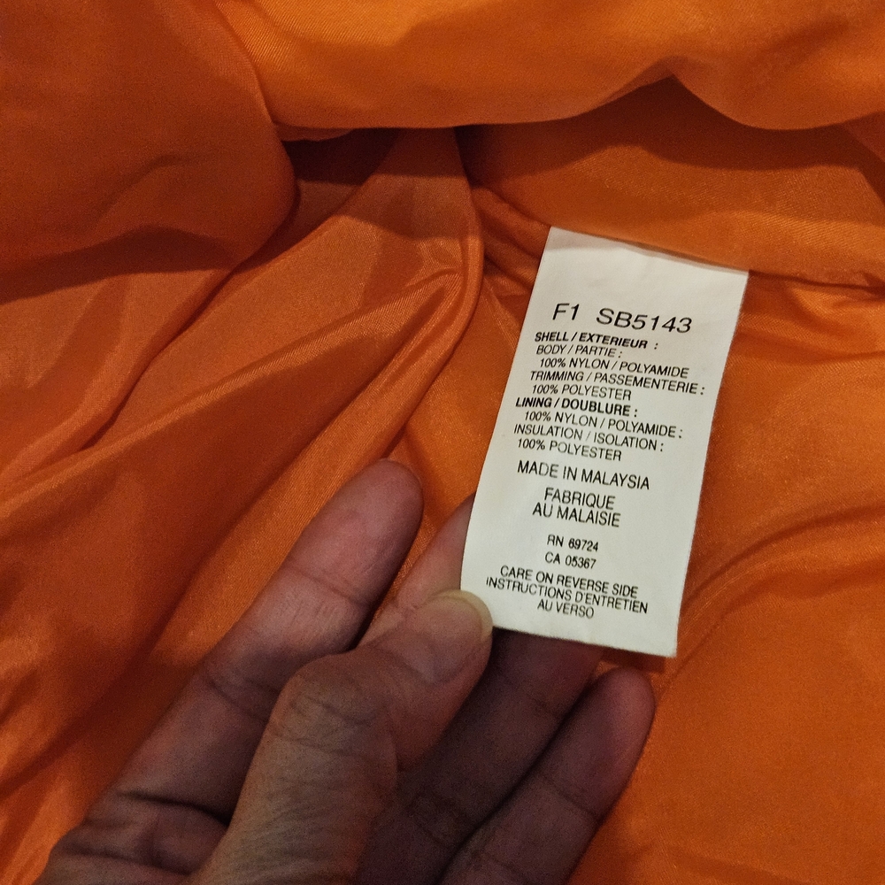 Columbia Youth Orange and Gray Snow Jacket - Picture 4 of 4